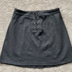 Adorable knit lace up skirt by Lush Sz M. Like new!